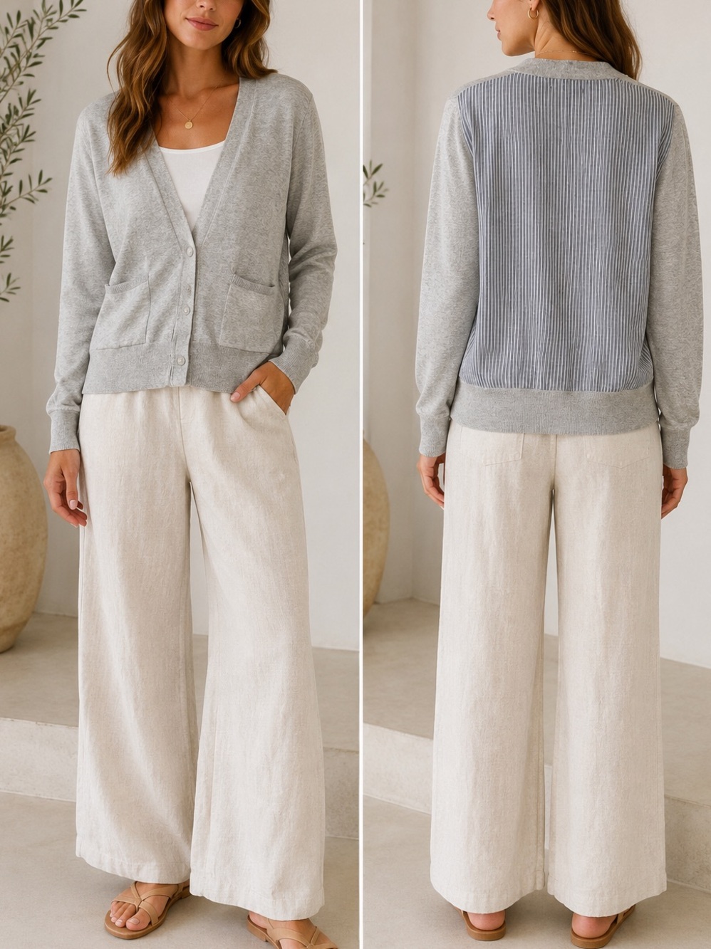 Sjobeck Malibu Cotton & Cashmere Cardigan Sweater
